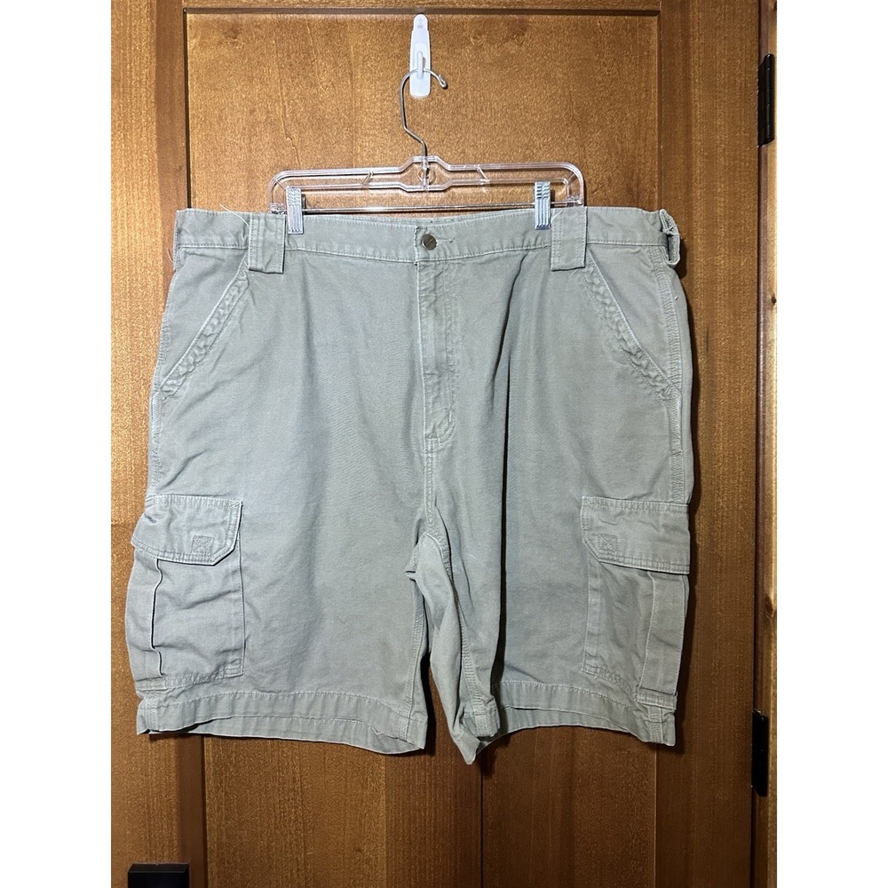 Carhartt Cargo Shorts Olive Green Utility Workwear Men's 44 (Measured)
